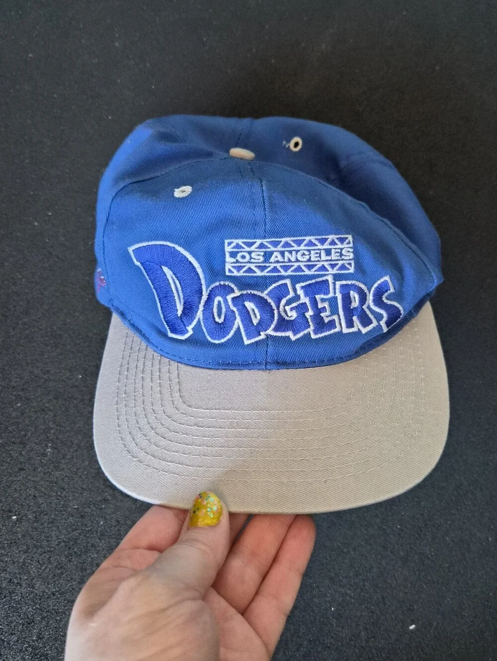 vintage ANNCO Los Angeles Dodgers tribal-style snapback hat